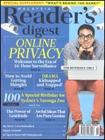 Reader Digest Cover October 2016